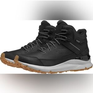THE NORTH FACE Mens  Black, Waterproof, Val Mid Leather Hiking Boots